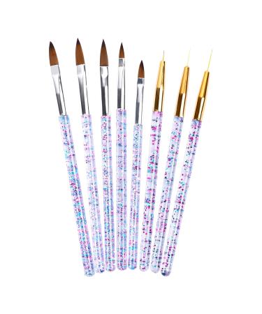 Joyan 8-Piece Acrylic Nail Brush Set | Professional Gel Nail & Design Brushes for Perfect Manicure - Buy Online on GoSupps.com