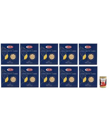 Italian Gourmet E.R. Barilla Specialty Sardinian Gnocchetti Durum Wheat Pasta Durum Pasta 500g + Italian Gourmet Tomato Pulp Box 400g