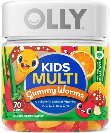 OLLY Kids Sleep & Multivitamin Gummy Melatonin & Vitamins A-E Bs Zinc 50 Count Sleep and 70 Count Multivitamin - Buy Online on GoSupps.com