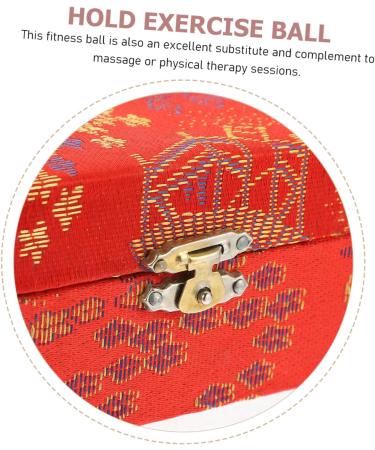 Baoding Iron Balls - Handcrafted Cotton Massage Toys for Finger Protection | Set of 1 | 5x5x5cm Silver - Buy Online on GoSupps.com