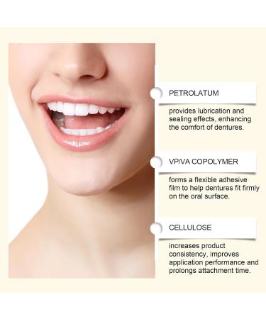 Dental Adhesive Adh sif Pour Proth ses Dentaires Cr me fixatrice Fixation pour Proth ses Dentaires Cr me Adh sive Plus Barri re Anti-Particules Pour Proth ses Totales et Partielles Go t Neutre - Buy Online on GoSupps.com