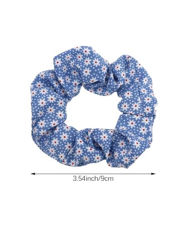 10 Piece Elastic Hair Ties - Soft Blue Scrunchies for Thick & Thin Hair - Elegant Spurless Horseshockers & Hair Jewelry - Buy Online on GoSupps.com