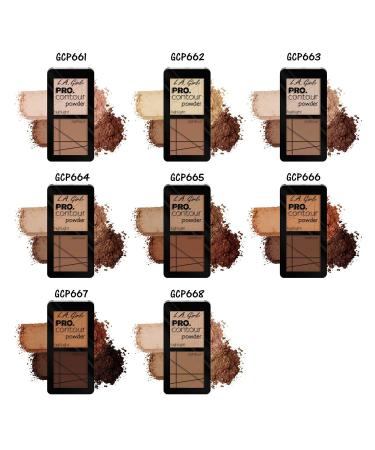 L.A. Girl PRO Contour Highlight Powder 1. FAIR - Best for International Shipping & Flawless Contour Makeup - Buy Online on GoSupps.com
