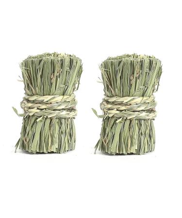 Nature First 2X SMALL ANIMAL MINI HAY BALE NATURAL EDIBILE TIMOTHY HAY TREAT 28G