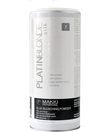 Platin Blonde Blue Hair Bleach Powder with Silk Protein and Anti Yellow Molecules - Large 500g 500 g (Pack of 1) - Buy Online on GoSupps.com