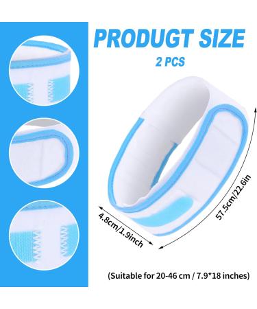 DSLSQD 2 Pieces Catheter Stabilization Device Foley Catheter Bag Holder Catheter Leg Bag Straps Urine Drainage Bag Support Catheter Supplies for Men Women (White and Blue) - Buy Online on GoSupps.com