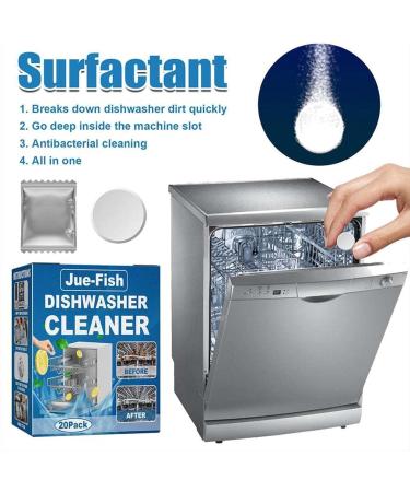 Dishwasher Tablets Dishwasher Cleaning Tablets Removes Limescale Build Up Dishwasher Cleaner for Kitchen Tableware Care (1 PCS) - Buy Online on GoSupps.com