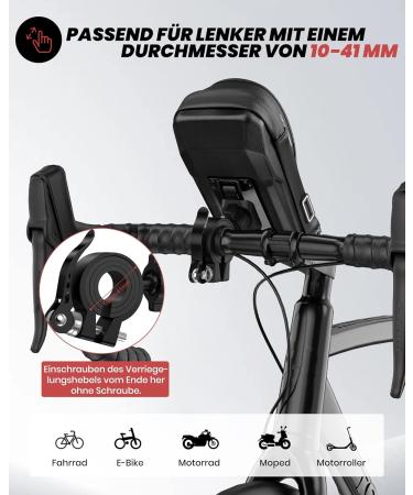 Waterproof Bike & Motorcycle Mobile Phone Holder | Handlebar Bag for 5.5-7 Inch Smartphones - E-Bike & Bicycle Accessories - Buy Online on GoSupps.com