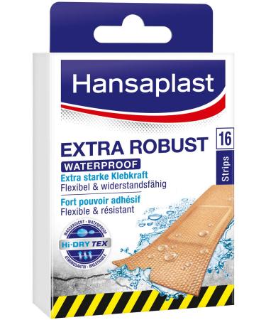 Hansaplast Extra Robust Plaster 16 pieces small adhesive - Buy Online on GoSupps.com