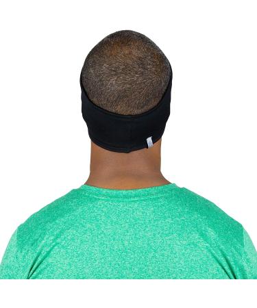 TrailHeads Tempo Running Headband - Black | Moisture Wicking & Ear Protection - Buy Online on GoSupps.com