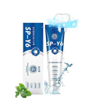 Prediotics toothpaste SP-Y6 Useful bacteria whitening mouth pavement SP-Y6 probiotics toothpaste whitening teeth whitening popular toothpaste (1pc) 1 piece.