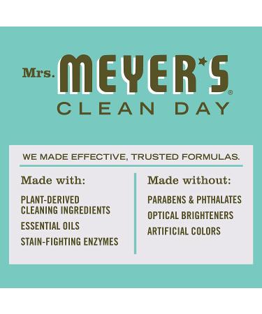 Mrs. Meyer's Liquid Laundry Detergent - Biodegradable, Cruelty-Free, Basil Scent, 64 oz (Pack of 2) - 128 Loads - Buy Online on GoSupps.com