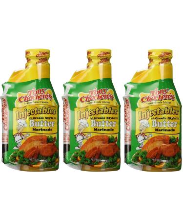 Tony Chachere Injectable Marinades with Injector, Creole Style Butter, 3  Count