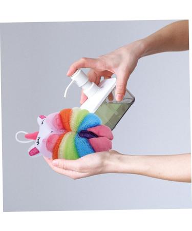Angoily Bath Ball Scrubber Sponge Shower Balls Wash Clothes for Baby Tools for Kids Loofah for Kids Cartoon Bath Flowers Shower Tools Bubble Makers Foam Ball Mesh Pink Child Pe - Buy Online on GoSupps.com