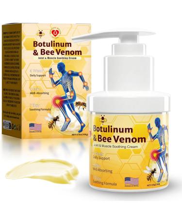 PPT.MHC 2026 Bee Venom Cream with Pump - Professional Formula with Botanical Extracts | Fast-Absorbing Non-Greasy Body Cream for Daily Routine - Men & Women (3.5oz)