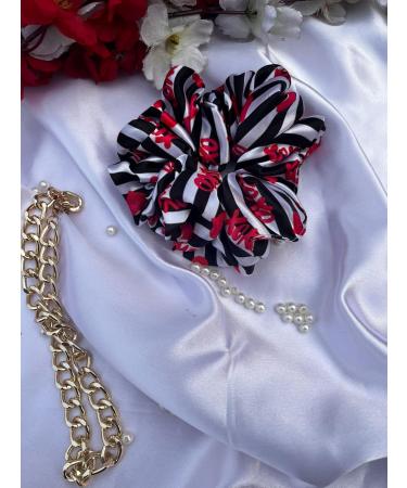 4 Satin Scrunchies Extra large Oversize Hair Scrunchies Frizz Prevention Silk Scrunchies for Girls & Stylish Hair Ties for Women Premium Hair Scrunchie for Styling (Lovexl1) - Buy Online on GoSupps.com