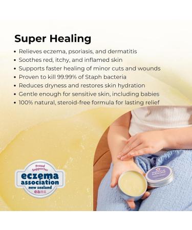 Sven's Island Miracle Manuka - Natural Skin Balm (3.5oz) | Steroid-Free Eczema Cream & Miracle Balm | Dermatologist Approved | With Manuka Leaf Oil | For Dry Sensitive Skin | Made in New Zealand - Buy Online on GoSupps.com