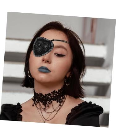 Opening the KOMBIUDA Store KOMBIUDA Novelty Eye Mask Eye Mask Decoration Single Eye Cosplay Eye Cosplay Eye Cover Pirate Theme Eye Patch Eye Mask For Party Leather Eye Patch Black PU - Buy Online on GoSupps.com