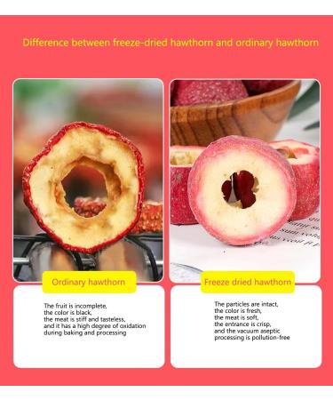 AFKCCPD FD Hawthorn: Whole Pitted 1.06lb/480g -Seedless-Whole Hollow stem-Sour Sweet and Crisp -Hawthorn Tea - Buy Online on GoSupps.com