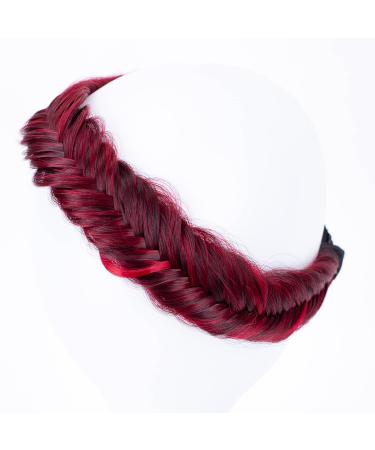 Buy CAISHA Herringbone Braid Hairpiece | Braided Red Mix Headband Hair Accessory | HZ303 - Buy Online on GoSupps.com