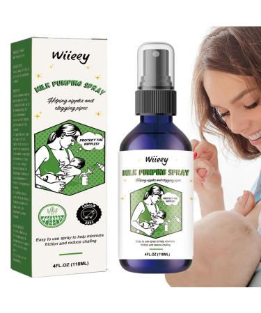 Nipple spray pumps |Moisturizing repairing breast spray vegetable oil 118 ml |Non -fat breast spray to moisten the skin so that the quietly smoothly runs kasy