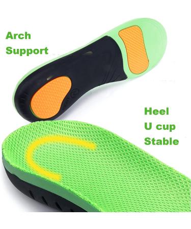 Alled Orthotic Insoles with Arch Support for Women Men - High Arch Inserts for Flat Feet & Plantar Fasciitis - Orthotics for Running & Walking - Size S (Men 7-8.5/Women 8-9.5) - Buy Online on GoSupps.com