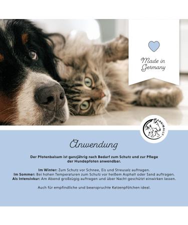 Dogs Pfotenbalsam 50g - Premium Paw Care with Beeswax Shea Butter & Marigold Oil - Wound Healing & Protection for Dogs - Buy Online on GoSupps.com