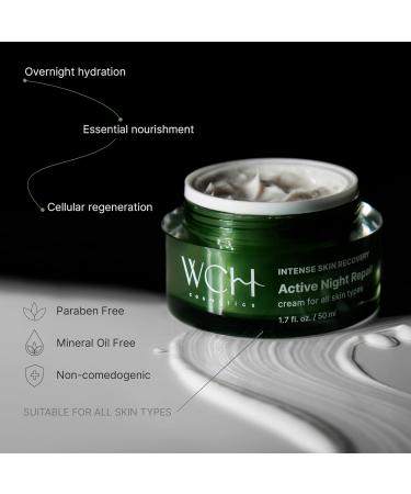 Active Night Repair Face Cream - Antioxidant & Vitamin E Anti-Aging Moisturizer for Fine Lines & Wrinkles - Intense Skin Recovery 1.7 fl. oz - Buy Online on GoSupps.com