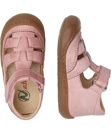 Naturino WAD Leather Closed-Toe Shoes - Pink, Size 3 UK Child - Buy Online on GoSupps.com
