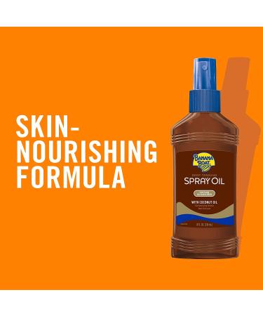 Banana Boat Deep Tanning Oil Spray SPF 0, Reef Friendly with Coconut Oil 8oz (Pack of 3) - Buy Online on GoSupps.com