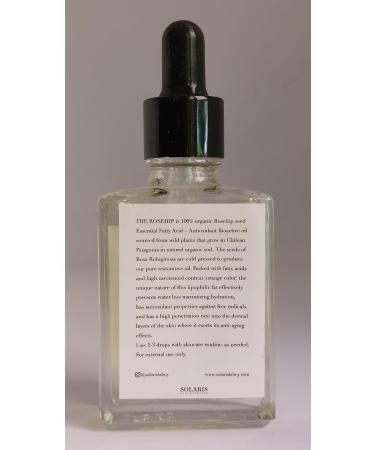  Solaris Laboratories NY Solaris Laboratories NY - The Rosehip - 100% Cold Pressed Rosehip Oil - 40ml - Buy Online on GoSupps.com
