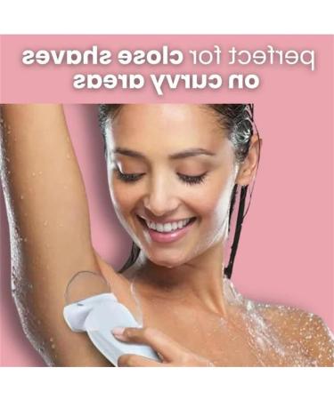 Gleam Pro 3.0 Shaver for Women by Women SilkGlide Pro - 2024 Best Silk Glide Razor Portable 2 in 1 Smooth Shave Pro Suitable for Sensitive Areas (Blue) - Buy Online on GoSupps.com