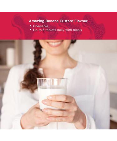 Wampole Calcium 500 mg Banana Custard Flavour 150 Chewable Tablets - Buy Online on GoSupps.com