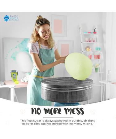 Baking Beauty and Beyond Premium Gin & Tonic Floss Sugar 800g - Natural Ingredients for Perfect Cotton Candy - Bulk Floss Sugar for Every Occasion - Buy Online on GoSupps.com