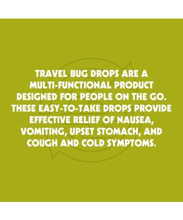 Buy Strauss Naturals Travel Bug Drops - Herbal Anti-Nausea Supplements with Garlic & Ginger 100ml - Spearmint Flavor - International Shipping Available - Buy Online on GoSupps.com