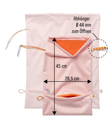 Foxy Baby Wetbags - Innovative Leak-Proof Diaper Bag for Easy Travel (Orange) - Buy Online on GoSupps.com