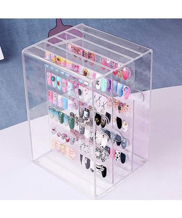 Nail Art Color Card Stand - Non-Slip Acrylic Manicure Exhibition Organizer for Worktops & Cupboards - Buy Online on GoSupps.com
