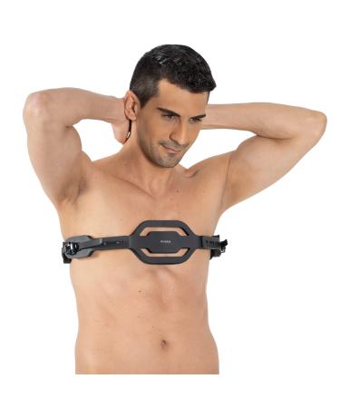 Pectus Carinatum Brace With Adjustable Buckles For More Rigid Compression on Sternum Pigeon Chest Corset for Adults