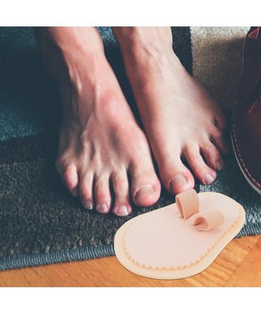 Beavorty 4pcs Hallux Pad Insoles for High Heels - Hammer Covers Separators & Foot Spacers - Light Brown - Optimal Comfort & Support - Buy Online on GoSupps.com