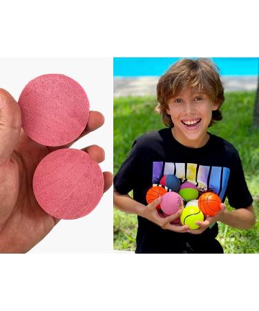 Pink Ball Pack of 3 - 2.55 Inches Original Pinky Balls by JA-RU for Therapy or Play - High-Bounce JA-RU Ball - #976-3Pe - Buy Online on GoSupps.com