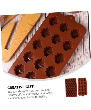 Alipis 10 Pcs Chocolate Mold Cookie Baking Soap Mold Silicone Lollipop Mold Muffin Silicone Molds Pudding Kitchen Frying Mould Ice Cube Trays Chocolate Baking Mold Ice Cubes Fondant Mold - Buy Online on GoSupps.com