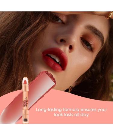 Stick for Cheeks | Double Head Stick Makeup with Brush | Buildable LightMakeup for Most Skin Tones All Day Wear Blends Perfectly onto Skin - Buy Online on GoSupps.com