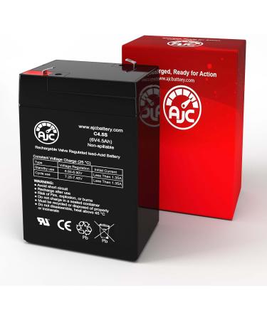 AJC 6V 4.5Ah Battery Replacement for Werker WKA6-5F - Compatible Sealed Lead Acid Battery for International Shipping - Buy Online on GoSupps.com