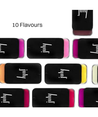 July Coffee Rush Lip Balm - 24hr Hydration for Dry & Chapped Lips | SPF 15 | Jojoba & Sweet Almond Oil | Unisex 10g - Buy Online on GoSupps.com