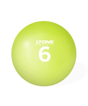 Tone Fitness HHKC-TN006 Soft Weighted Toning Ball, 6 lb, 1pieces