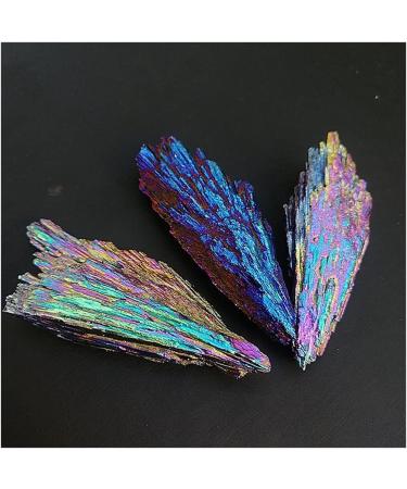 Crystal Natural Blue Titanium Aura kyanite Cluster Rock Stones and Crystals Reiki Specimen Home Decor - Buy Online on GoSupps.com