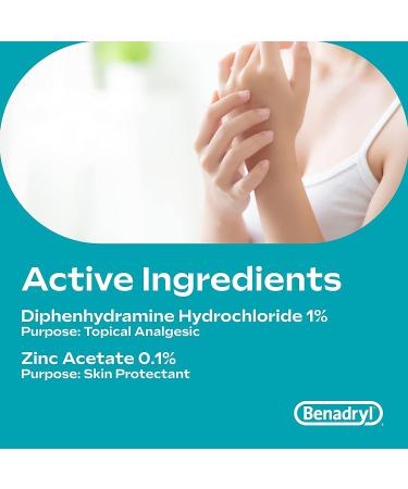 Benadryl Original Strength Anti-Itch Cream - 1 oz (Pack of 6) for Relief from Outdoor Itches - Buy Online on GoSupps.com