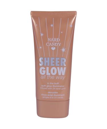 Hard Candy Sheer Glow All the Way Illuminator Infused with 24 Karat Gold 842 in the Buff 2.7 oz