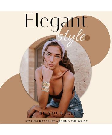 Boho Dual-Use Hair Ties 20 Pcs for Thick Hair - No Damage, No Crease - Adorable Design - Buy Online on GoSupps.com