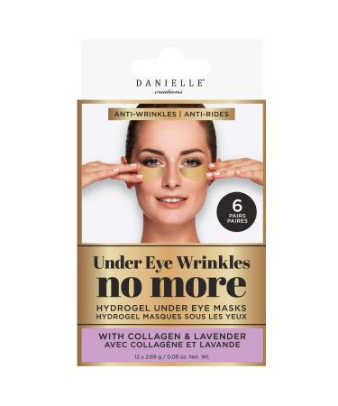 Danielle Under Eye Wrinkles No More Hydrogel Undereye Masks  6 Pairs  Collagen & Lavender  6 Piece